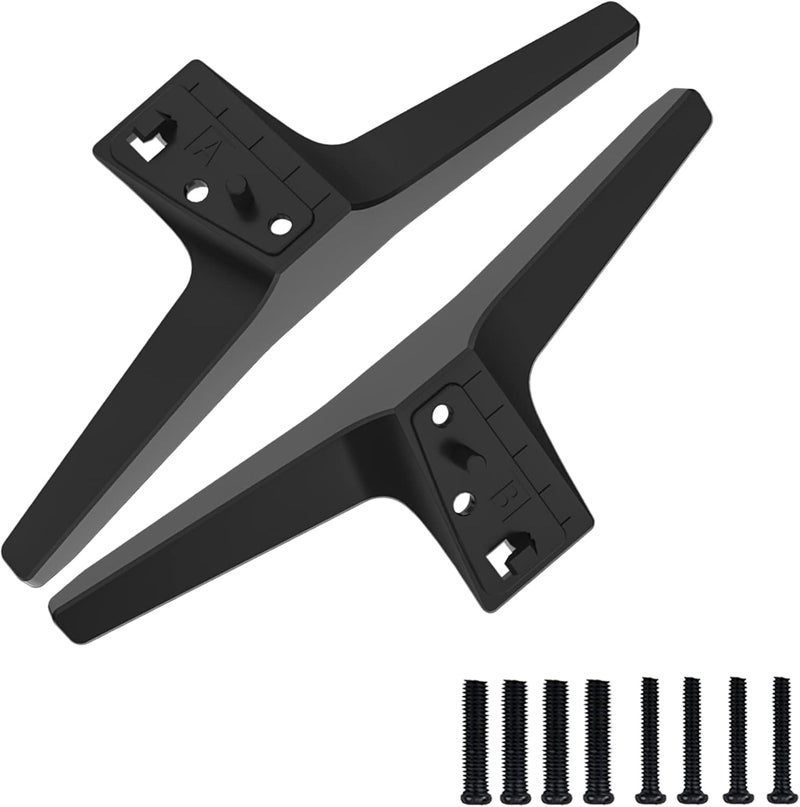 Maozhren Stand for LG TV Legs Replacement, TV Stand Legs for 49 50 55 Inch LG TV Stand - 49UJ6350 49UK6200 50UK6090 50UK6500 55UK6300 55UK6200 55UK6500 55UK6090 55UJ6300 MAM643660 MEZ64114730 with Screws - Image 1